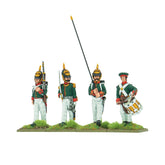 Crimean War Russian infantry in summer dress command