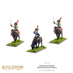 Napoleonic Spanish Mounted Infantry officers