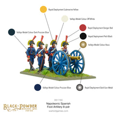 Napoleonic Spanish foot artillery 8-pdr