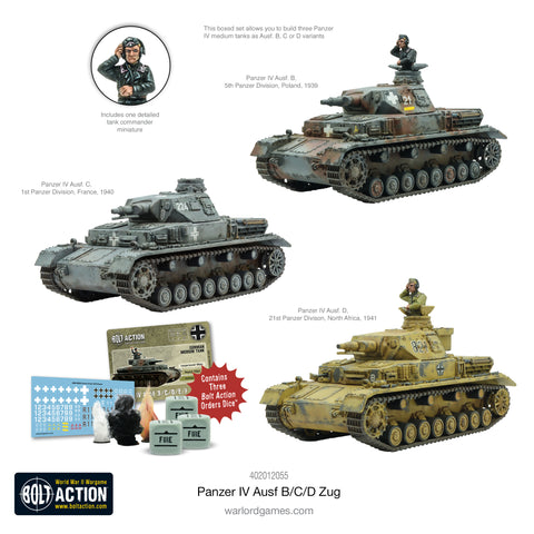 Panzer IV Ausf. B/C/D Zug Panzer IV Ausf. B/C/D Zug