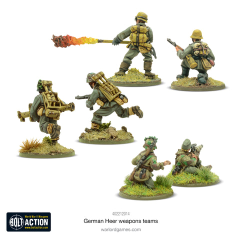 German Heer weapons teams German Heer weapons teams