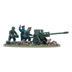 ZiS-3 DIvisional Gun with Soviet Naval Brigade Crew
