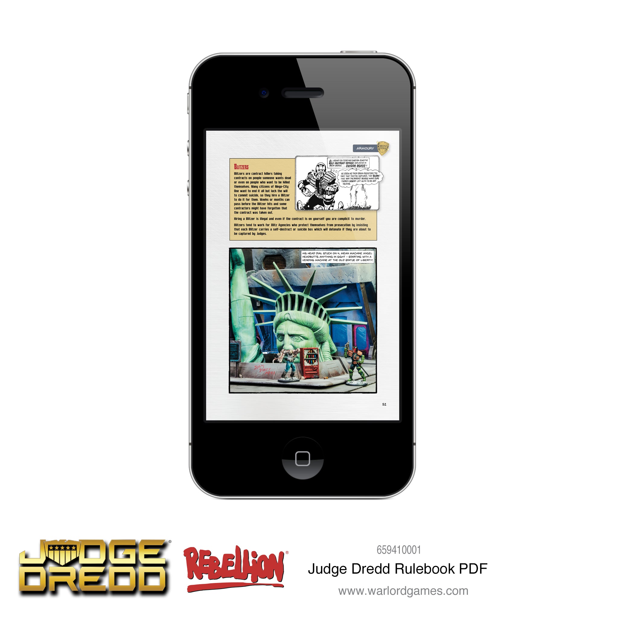 Digital Judge Dredd rulebook PDF