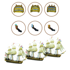 Royal Navy 3rd Rates Named ships Pack 3 BUNDLE