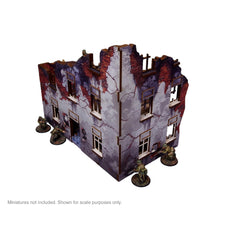 Pre-Painted WW2 Ostfront Stalingrad Apartment Block Front