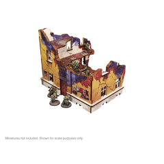 Pre-Painted WW2 Ostfront Stalingrad School Right (with 3rd floor)
