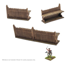 Black Powder Epic Battles:  Revolution! - Palisade Walls (Straight)