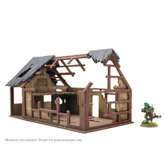 Pacific Theatre Large building ruins