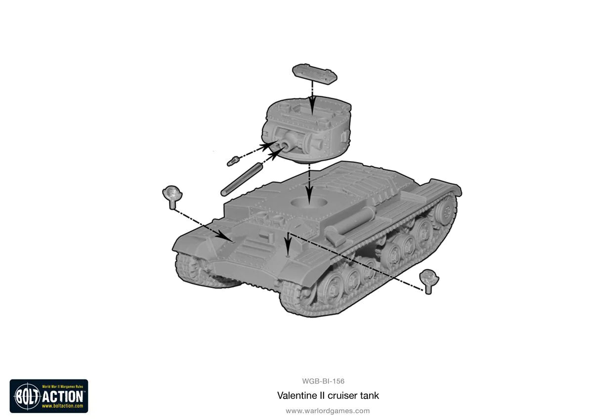 Valentine II infantry tank