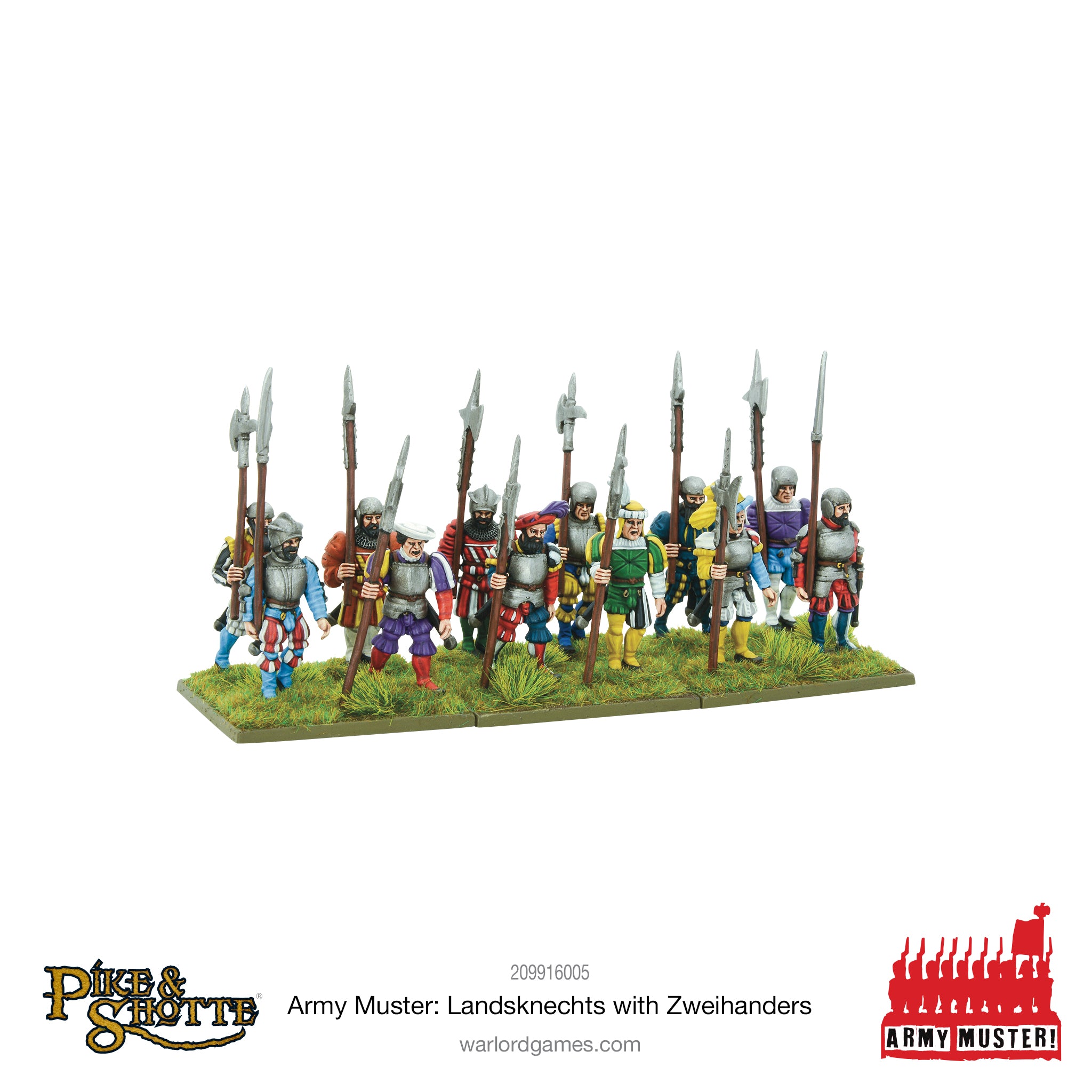 Army Muster - Landsknechts with Zweihanders