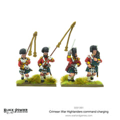 Crimean War Highlanders command charging