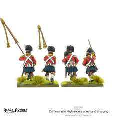 Crimean War Highlanders command charging