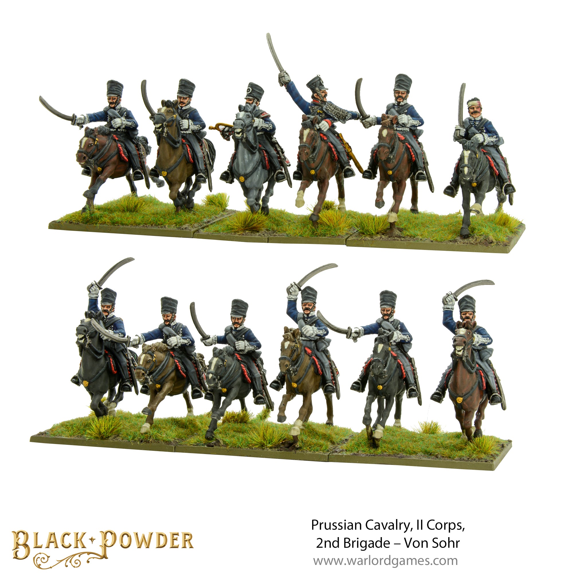 Prussian Cavalry, II Corps, 2nd Brigade – Von Sohr