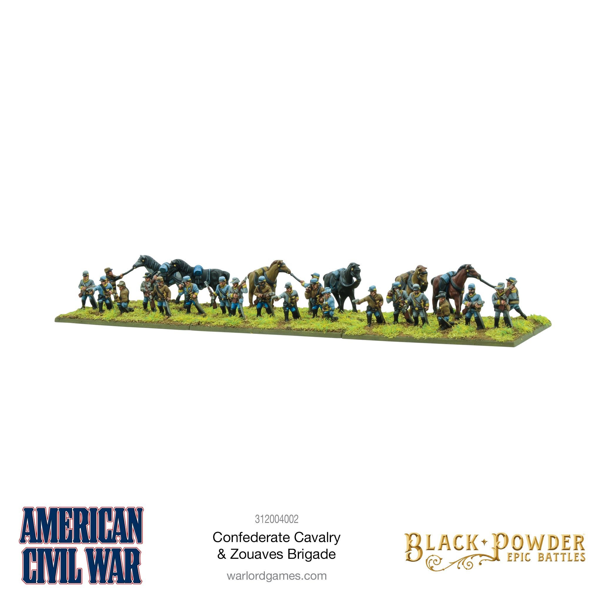 Black Powder Epic Battles - American Civil War Confederate Cavalry & Zouaves Brigade