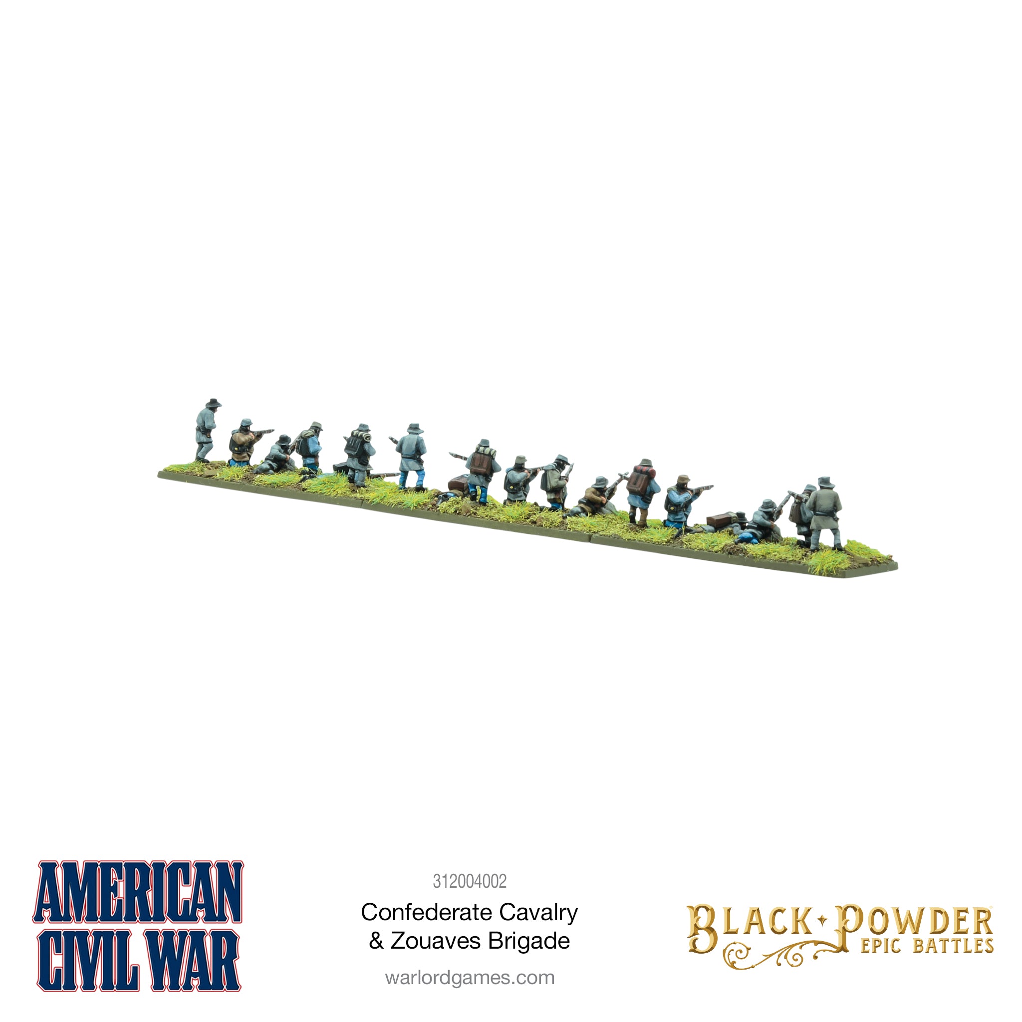 Black Powder Epic Battles - American Civil War Confederate Cavalry & Zouaves Brigade