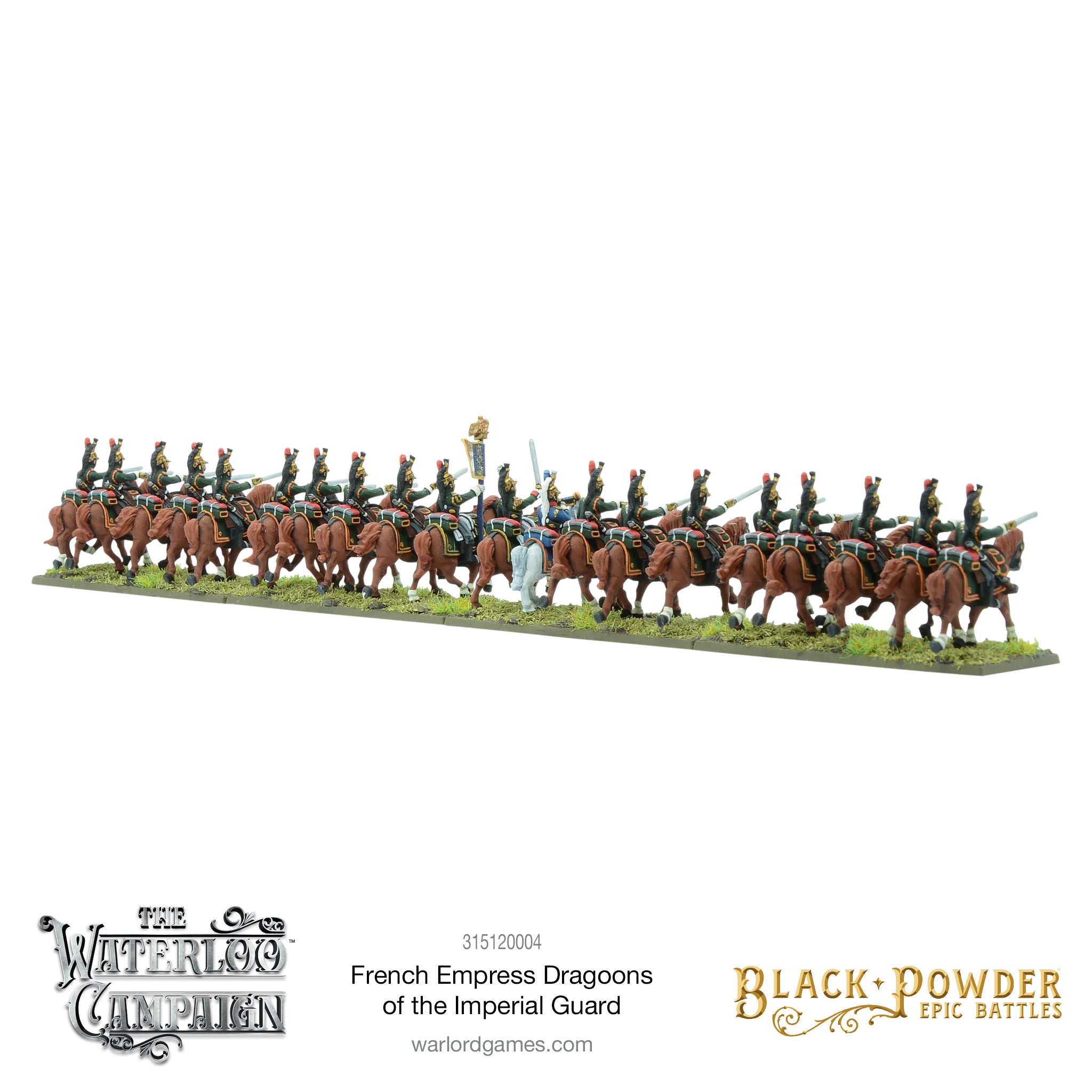 Black Powder Epic Battles: Waterloo - French Empress Dragoons of the Imperial Guard