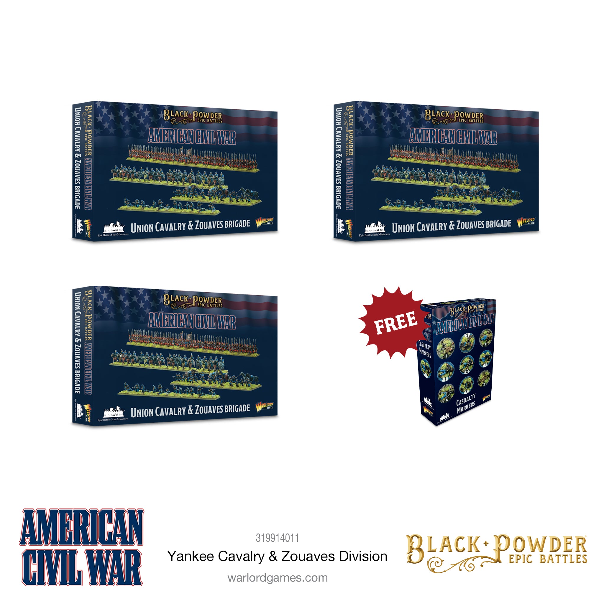 Black Powder Epic Battles - American Civil War Yankee Cavalry & Zouaves Division