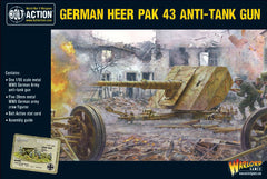 German Heer Pak 43 anti-tank gun