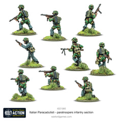 Italian Paracadutisti paratrooper infantry section