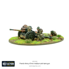 French Army 47mm medium anti-tank gun