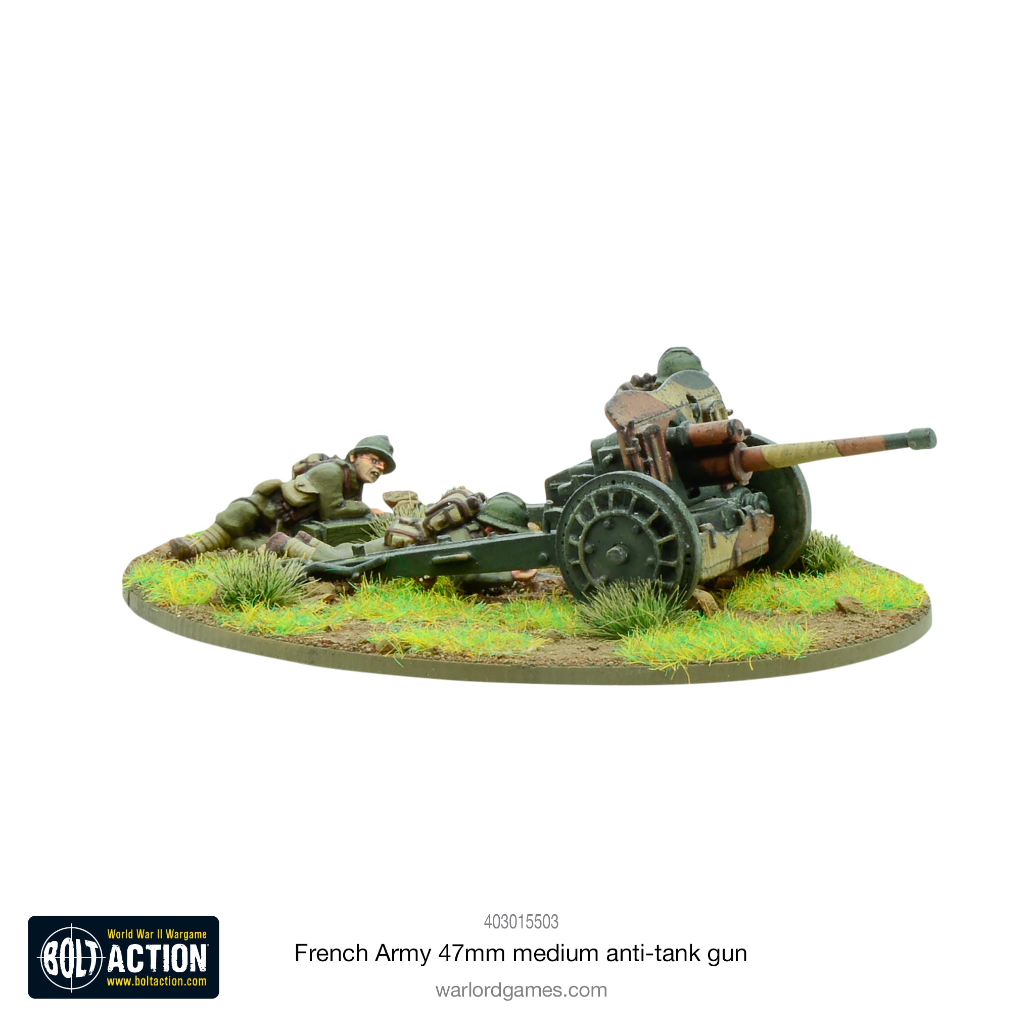 French Army 47mm medium anti-tank gun