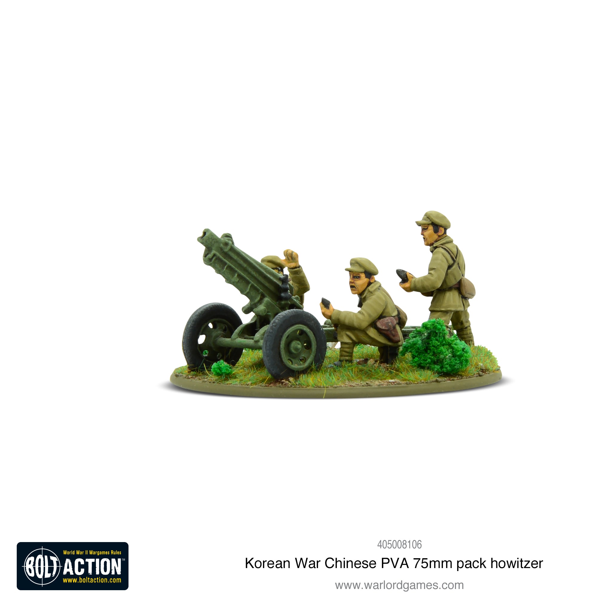 Korean War: Chinese PVA 75mm pack howitzer