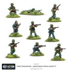 Italian Paracadutisti paratrooper infantry section 2