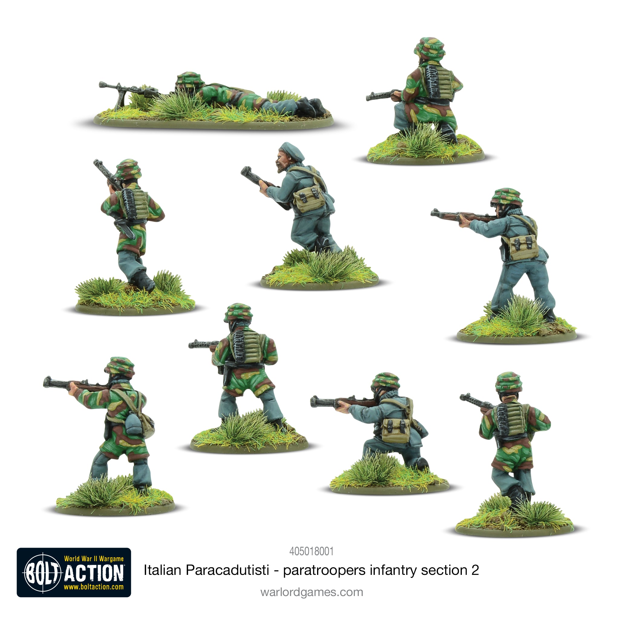 Italian Paracadutisti paratrooper infantry section 2