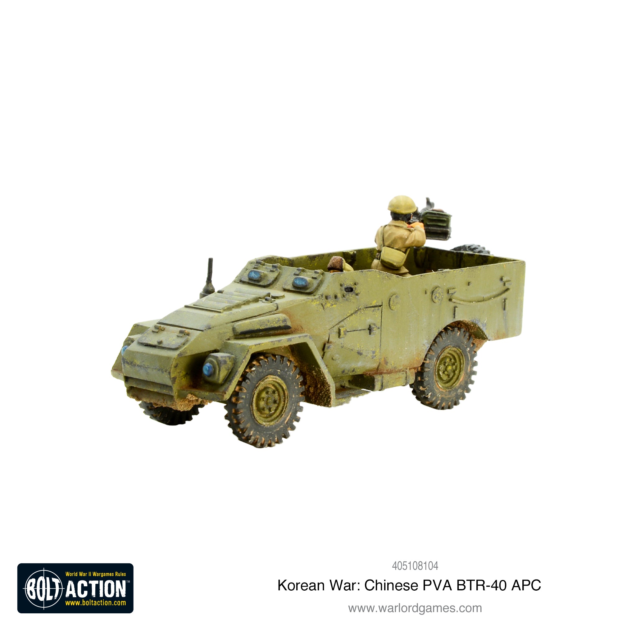 Korean War: Chinese PVA BTR-40 APC