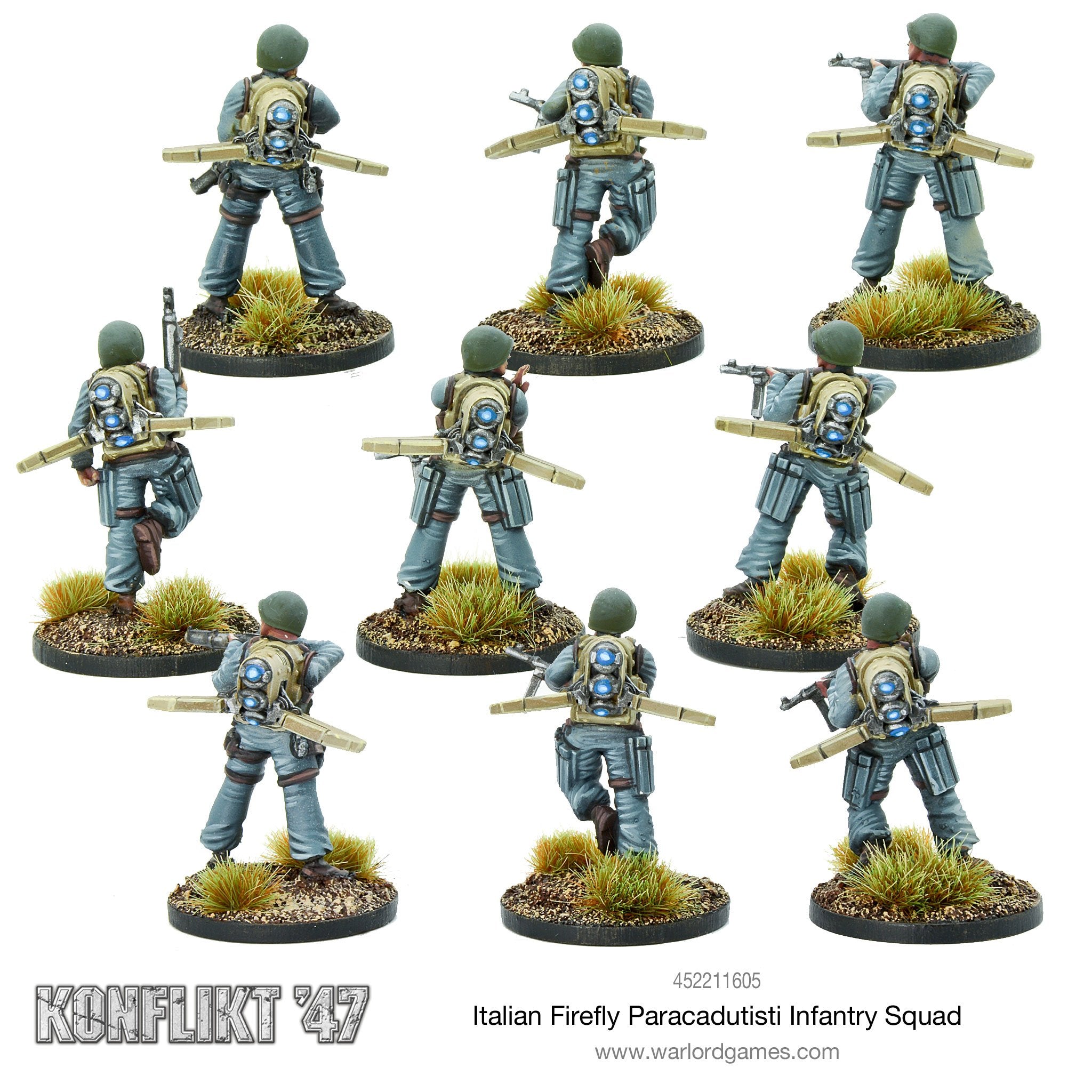 Italian Firefly Paracadutisti Infantry Squad