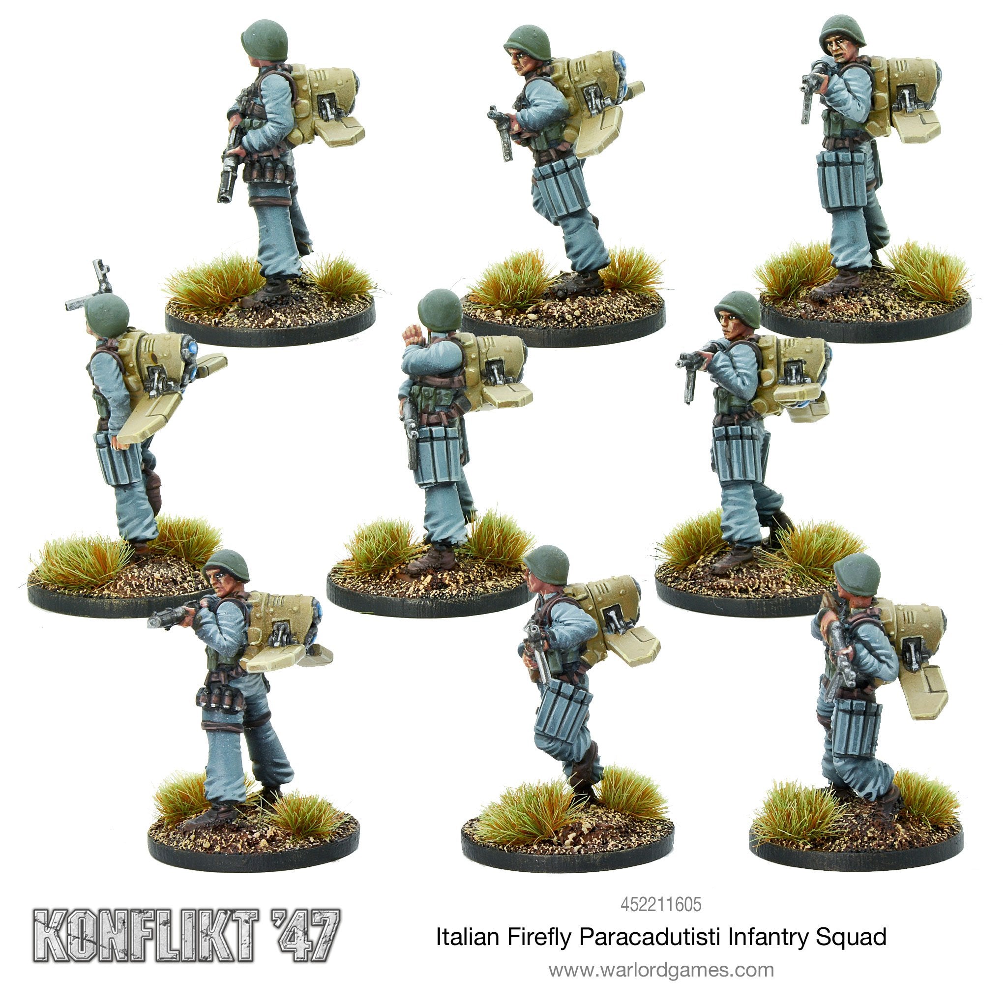 Italian Firefly Paracadutisti Infantry Squad