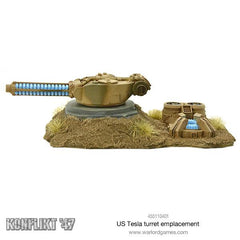 US Tesla turret emplacement