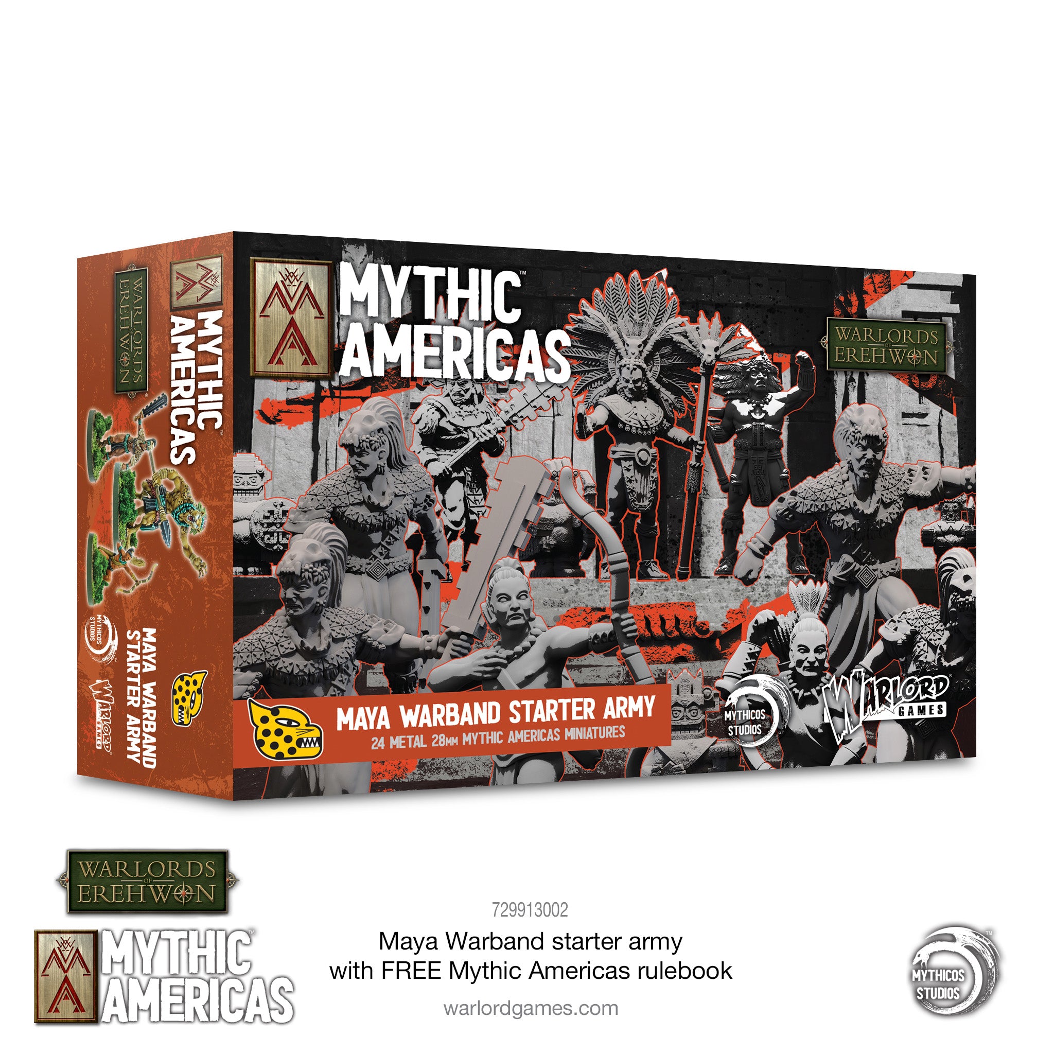 Maya Warband Starter Army with FREE Mythic Americas Rulebook