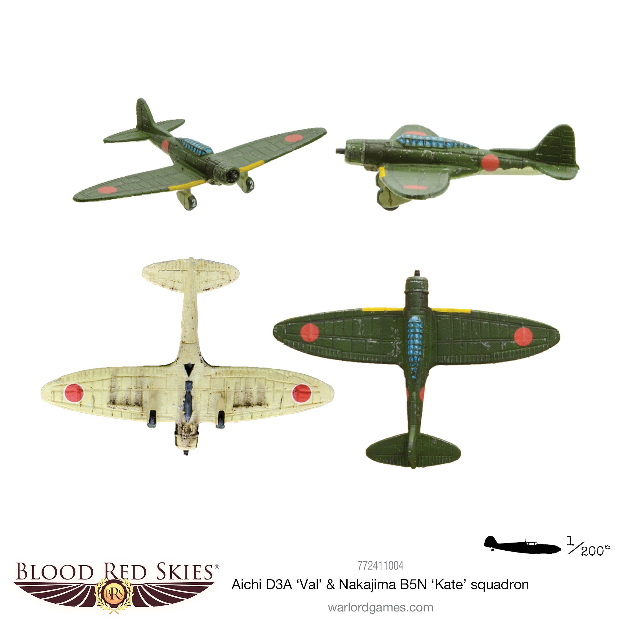 Blood Red Skies: Aichi D3A 'Val' & Nakajima B5N 'Kate' squadron