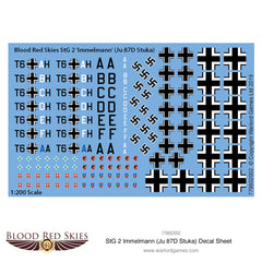 StG 2 Immelmann (Ju 87D Stuka) decal sheet