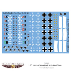 ZG 26 Horst Wessel (Me 410) decal sheet