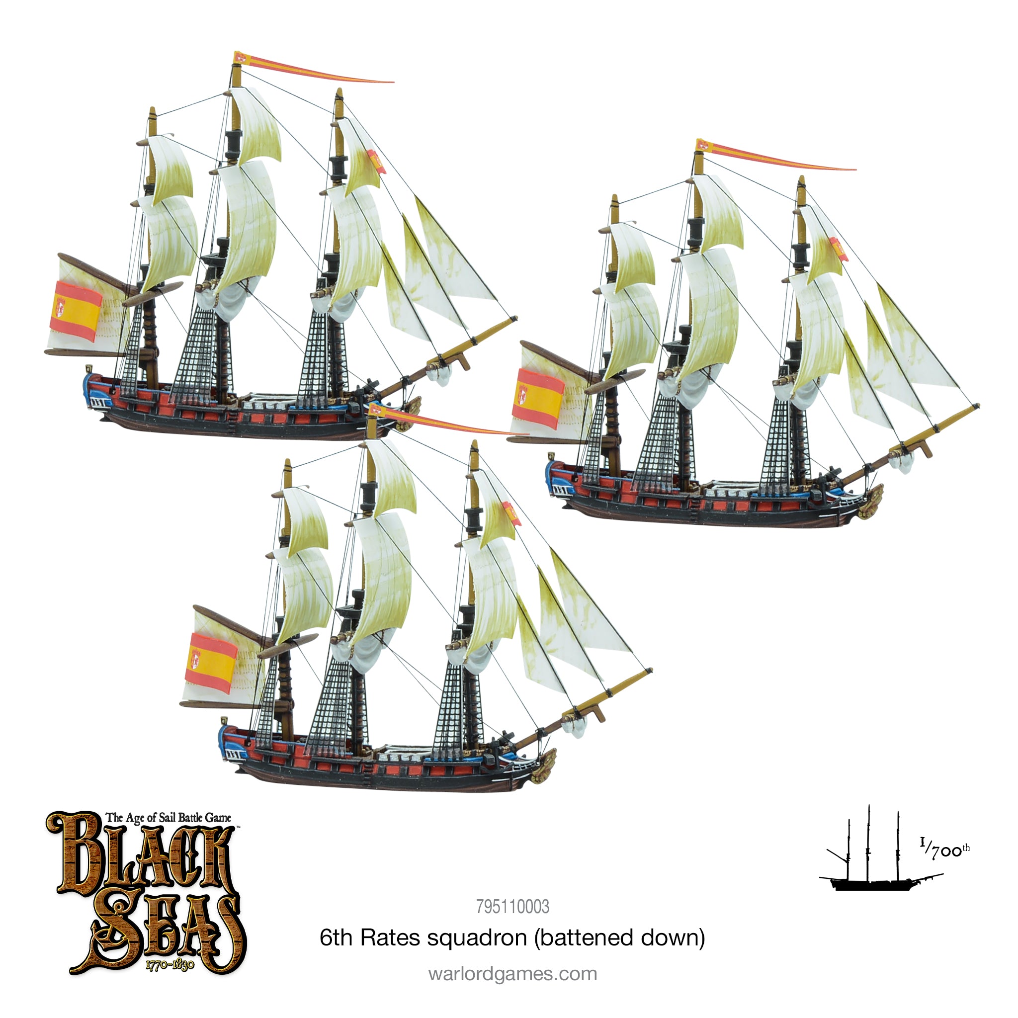 Black Seas: 6th Rates squadron (Battened Down)