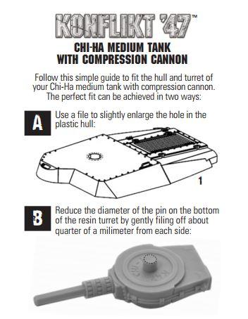 Chi-Ha medium tank with compression turret