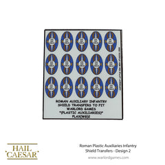 Roman plastic Auxiliaries Infantry shield transfers 2