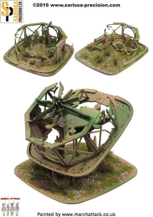 Ruined Stanchion Building Set