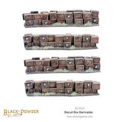 Anglo-Zulu War  Biscuit Box barricade set