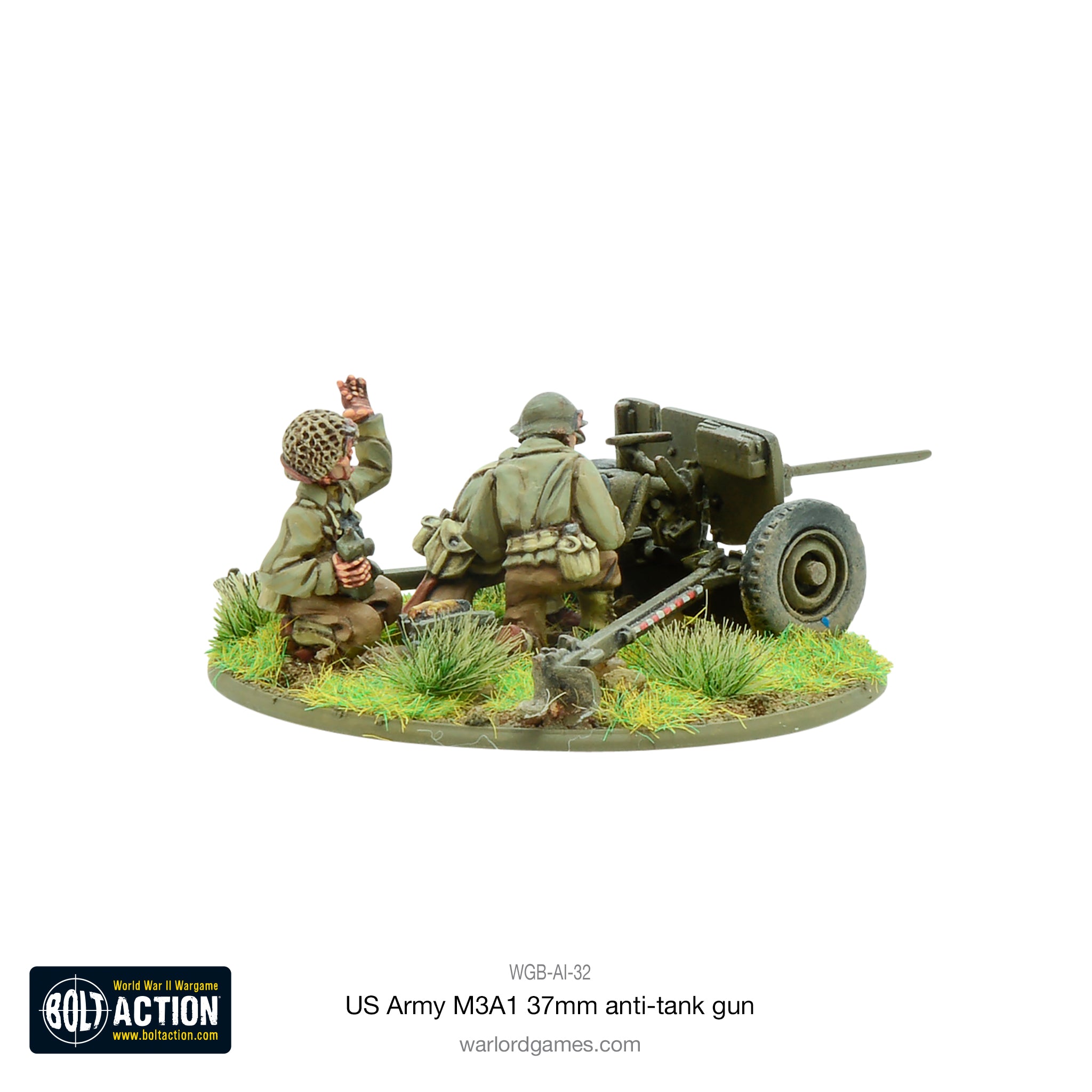 US Army M3A1 37mm anti-tank gun