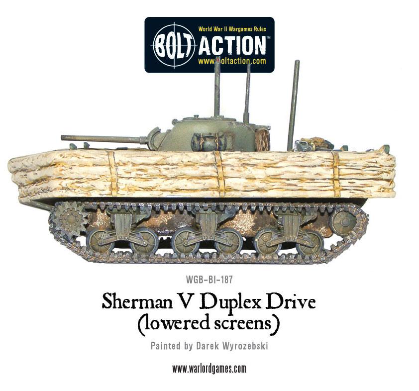 Sherman V Duplex Drive (lowered screens)