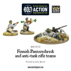 Finnish Panzerschreck and anti-tank rifle teams