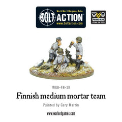 Finnish medium mortar team