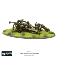 Polish Army 75mm light artillery