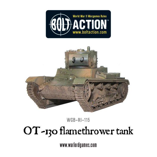 OT-130, flamethrower tank