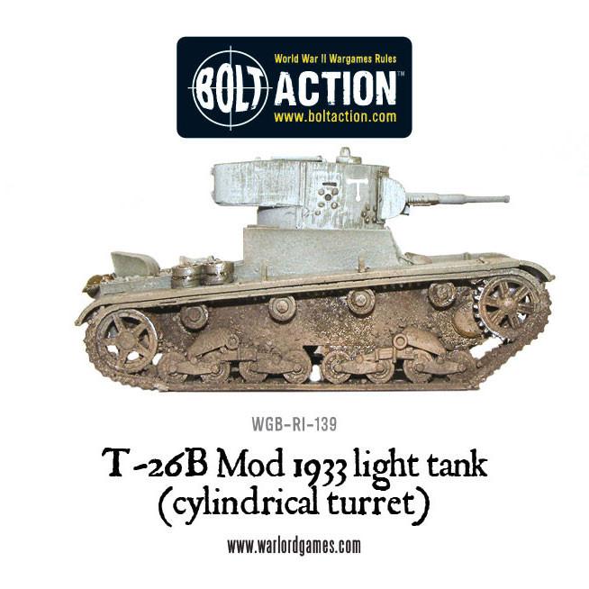 T-26B Mod 1933 light tank (cylindrical turret)