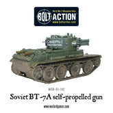 Soviet BT-7A self-propelled gun