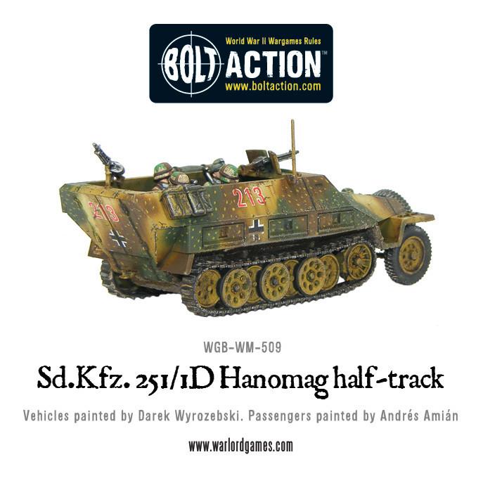 Sd.Kfz 251/1 ausf D halftrack plastic box set